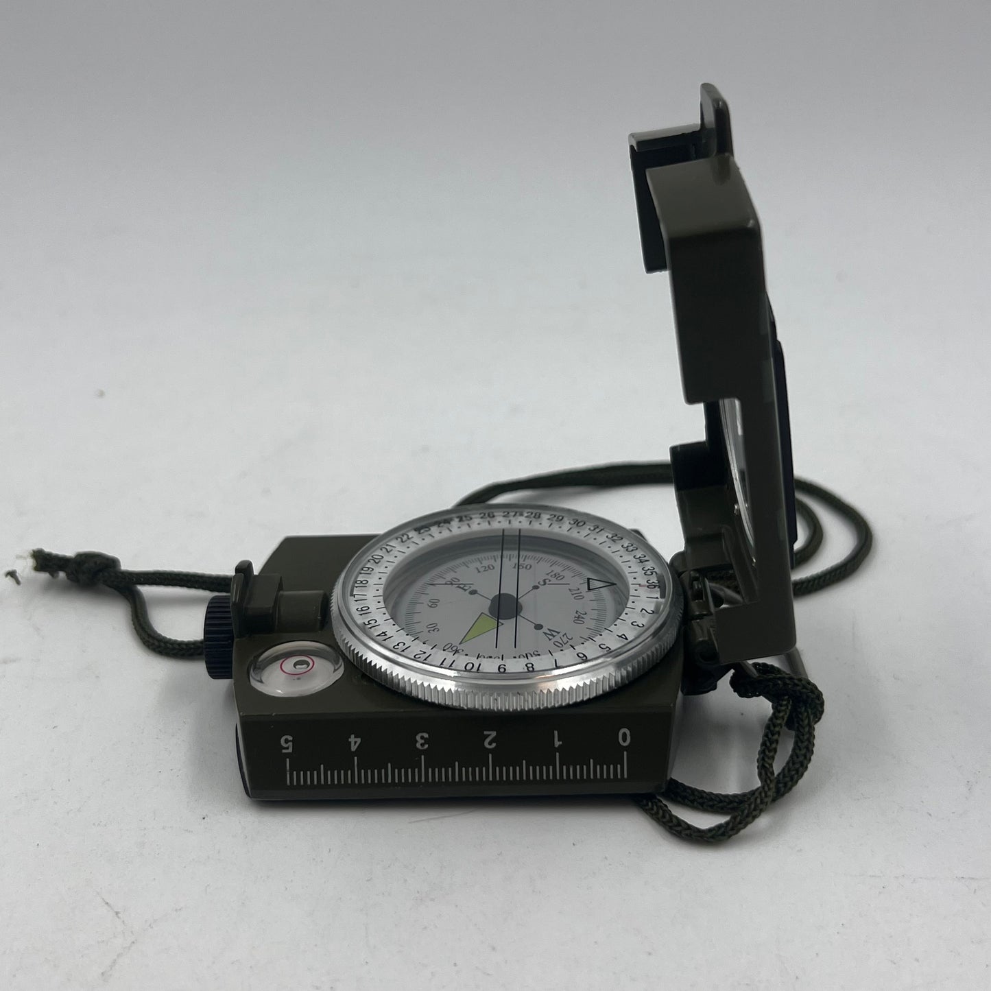 Outdoor Survival Compass Multifunctional Map Sighting Lensatic Compass Lexbo