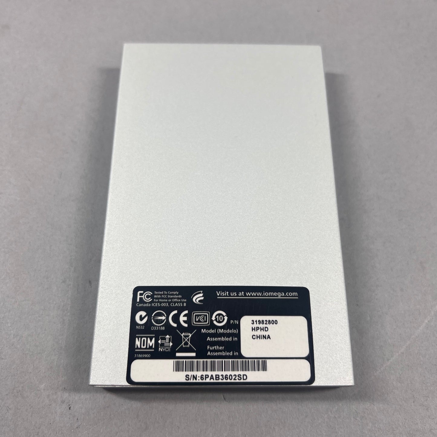 iOmega Helium Portable Hard Drive 500 GB