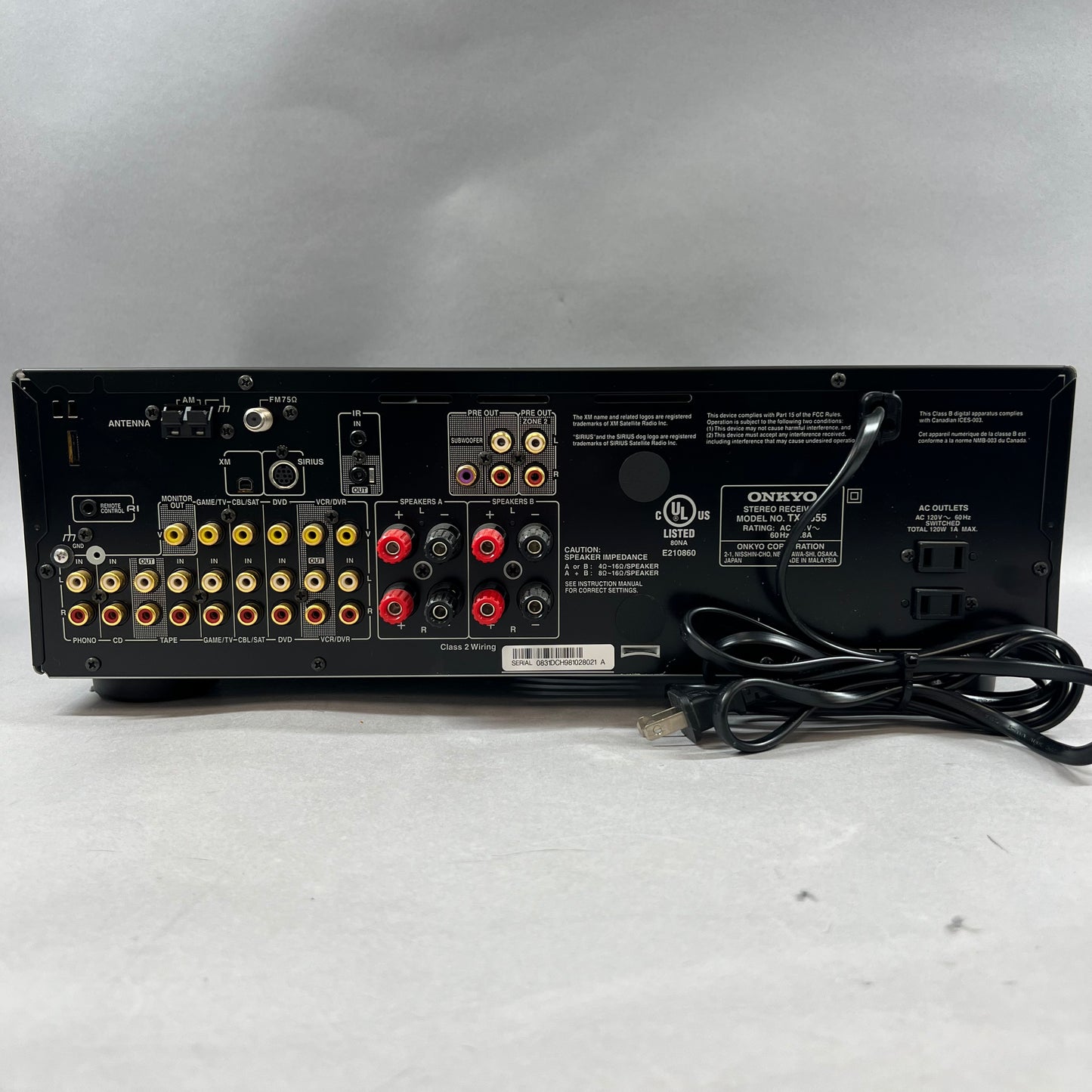Onkyo TX-8555 Stereo Receiver