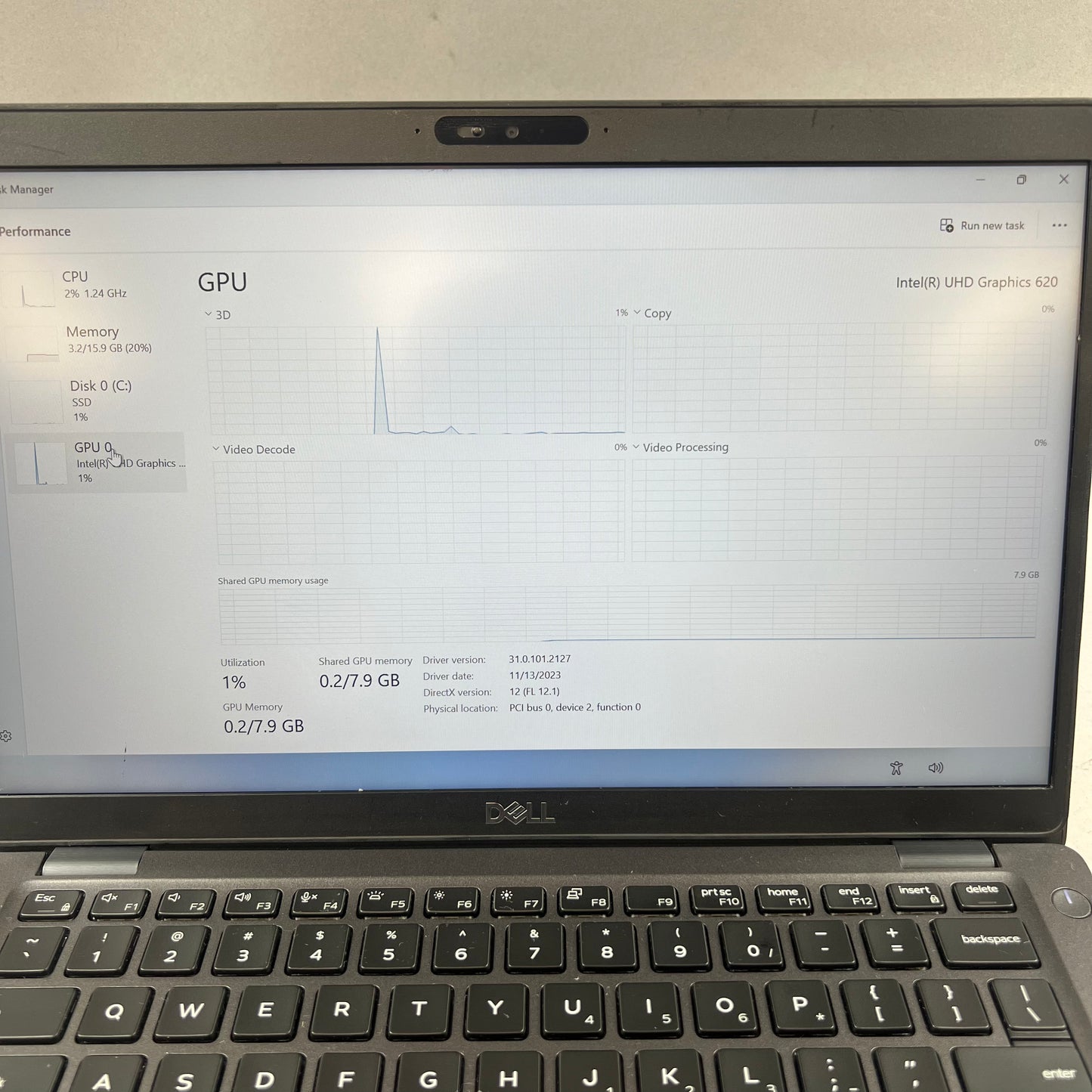 Dell Latitude 5400 14" i7-8565U 1.8GHz 8GB RAM 120GB SSD