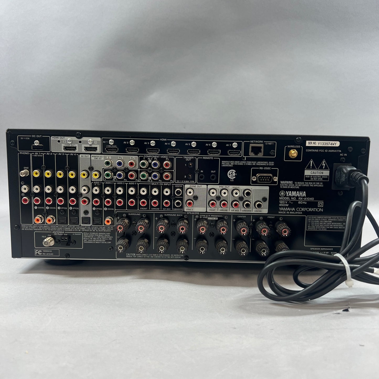 Yamaha RX-A1040 Natural Sound AV Receiver RX-A1040