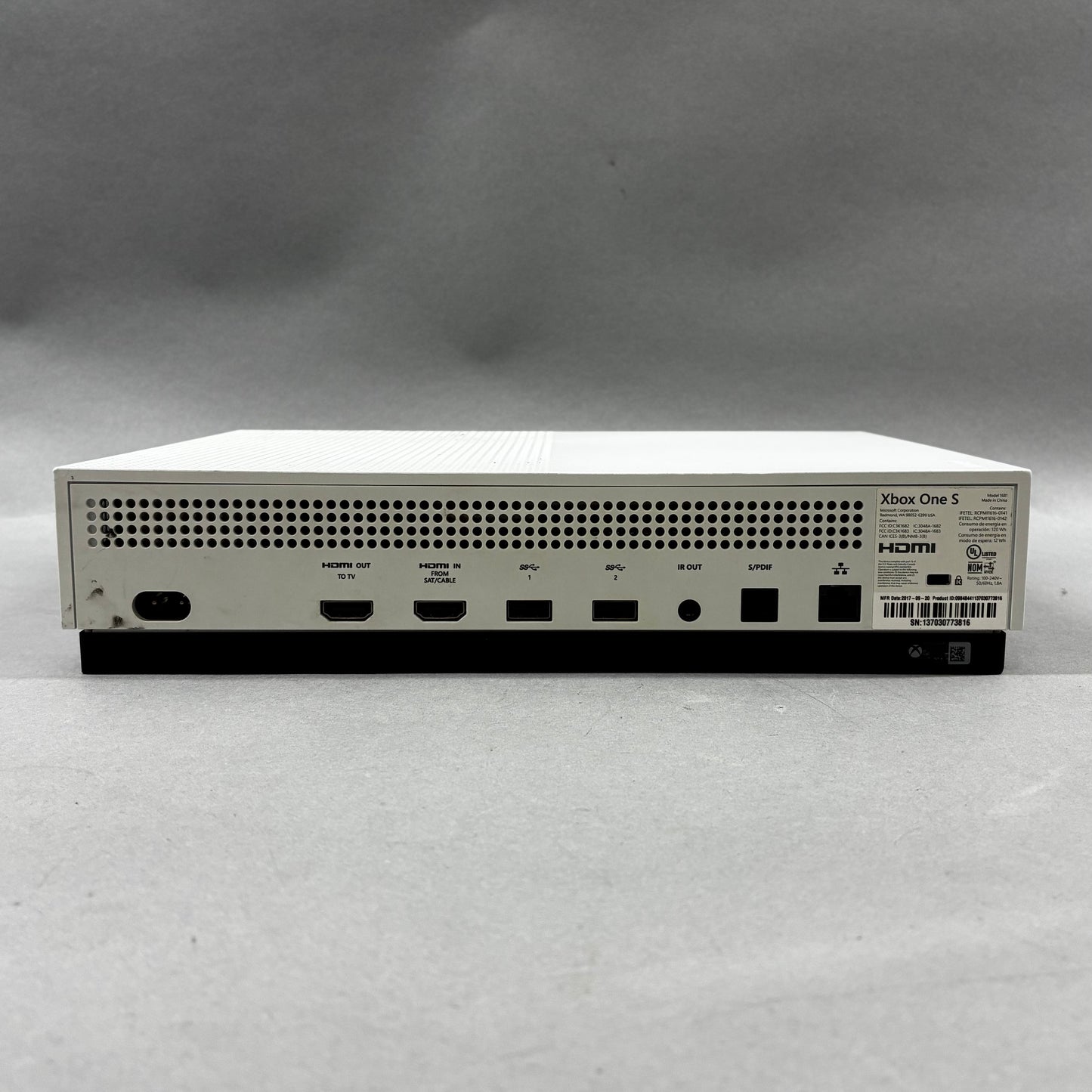 Microsoft Xbox One S 500GB Robot White 1681 (Slow Disc Drive)