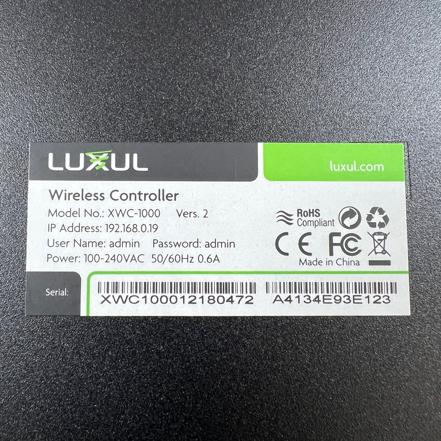 Luxul XWC-1000 Manages Luxul Access Points