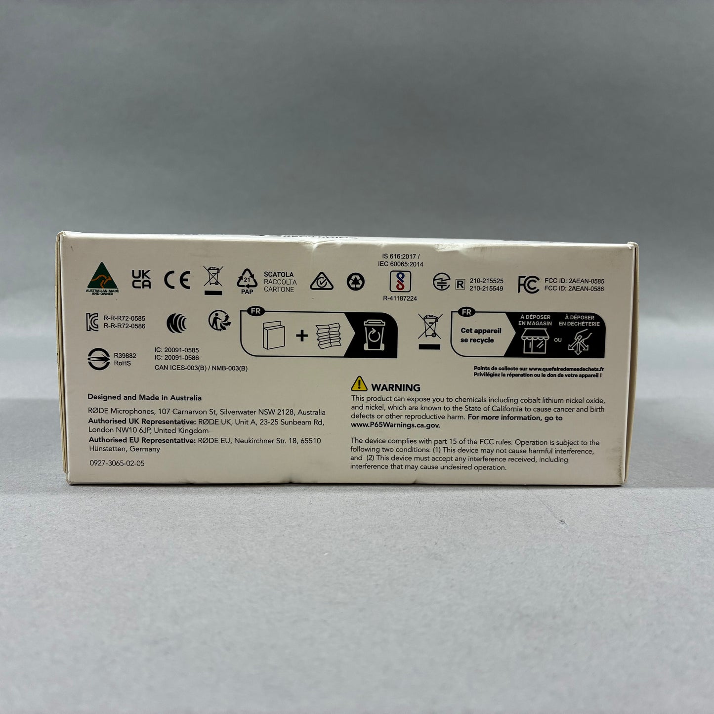 New Rode Wireless GO 470-606 MHz Wireless Microphone