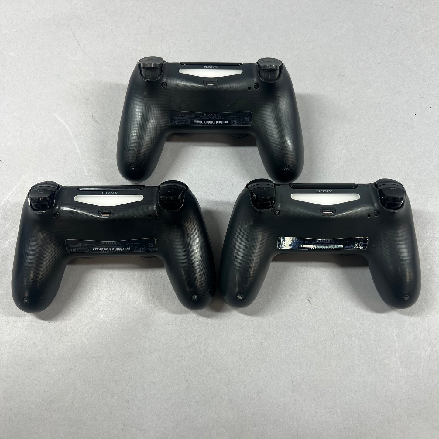 Lot of 3 Sony PlayStation 4 PS4 DualShock 4 Wireless Controllers
