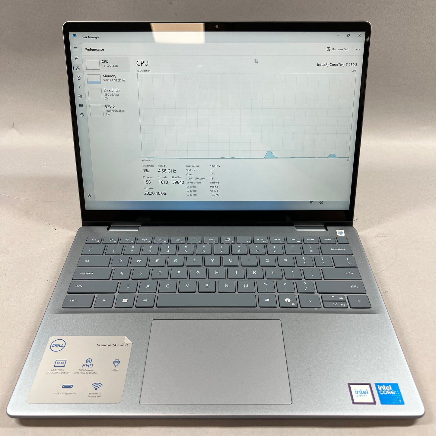 New Dell Inspiron 14 7740 14" i7-7150U 1.8GHz 16GB RAM 1TB SSD