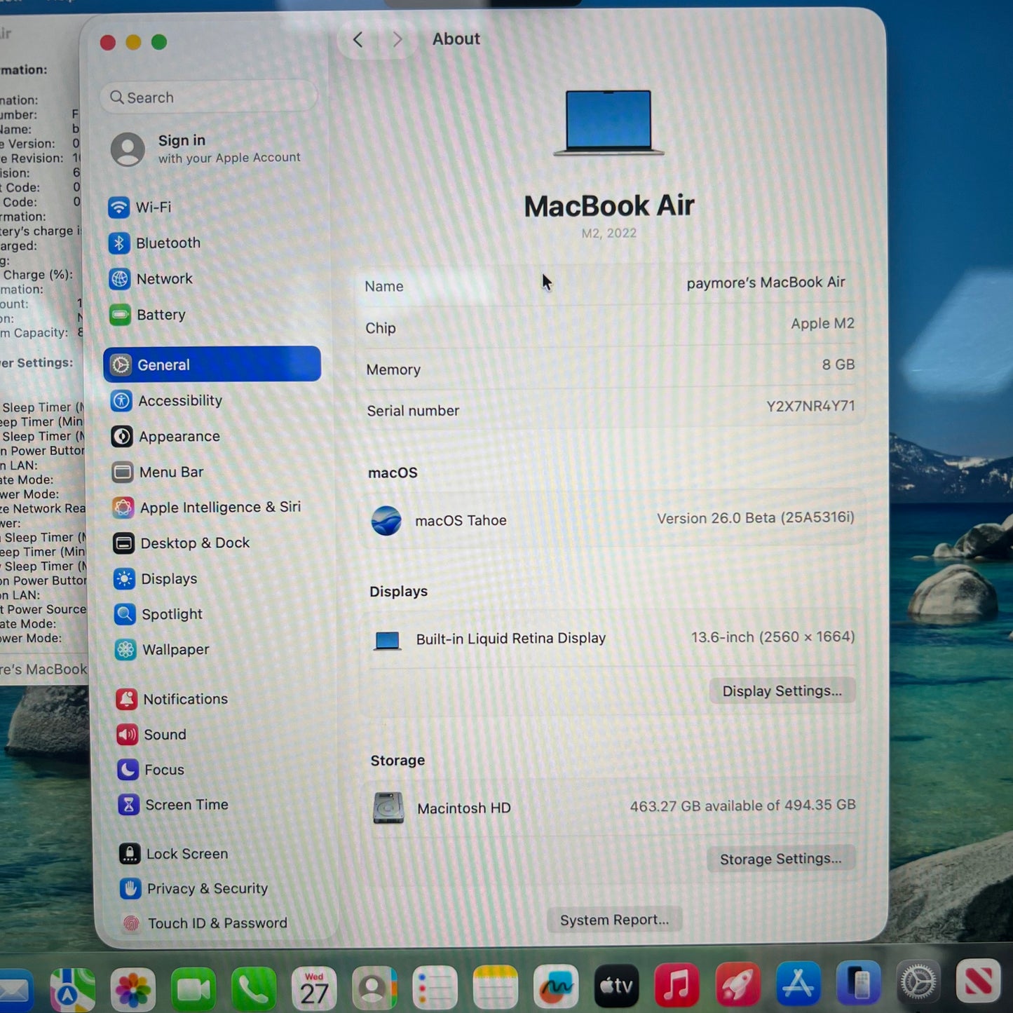 2022 Apple MacBook Air 13.6" M2 8C GPU 3.5GHz 8GB RAM 500GB SSD A2681