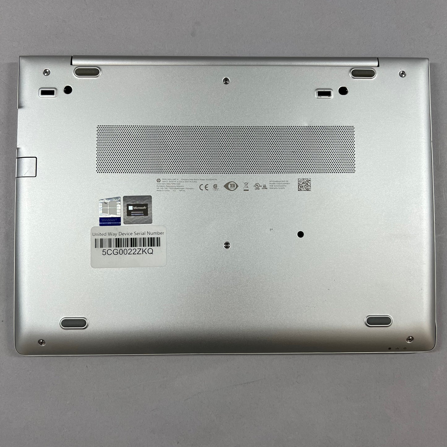 HP EliteBook i5-8365U 1.6GHz 16GB RAM 250GB