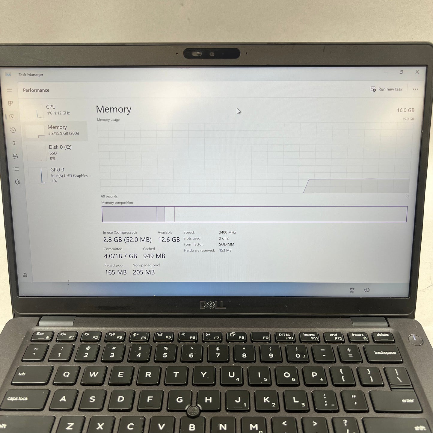 Dell Latitude 5400 14" i7-8565U 1.8GHz 8GB RAM 120GB SSD