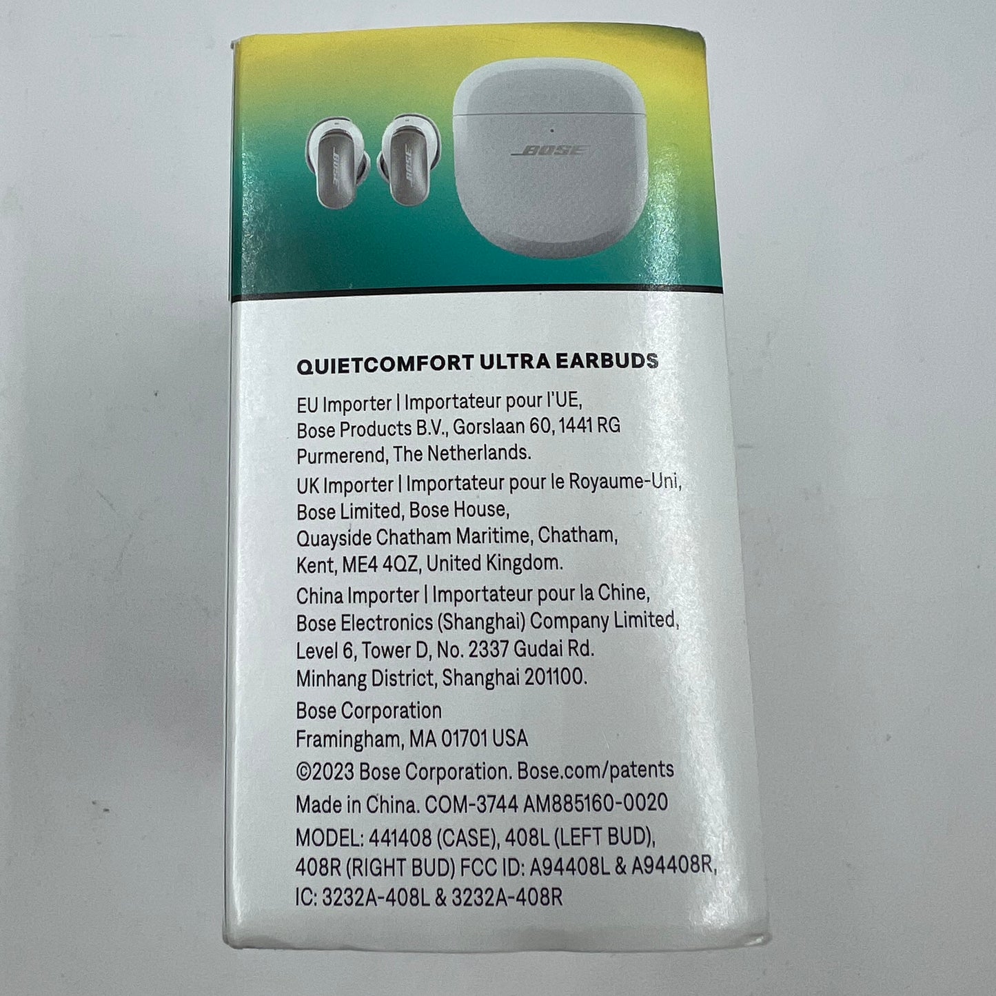 New Bose QuietComfort Ultra noise cancelling White 882826-0020