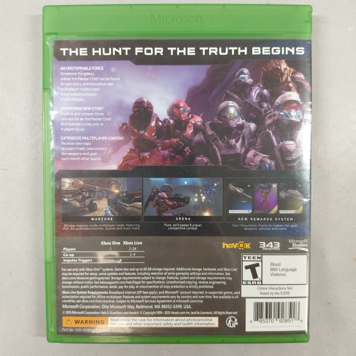 Lot of 3 Microsoft Xbox One Games