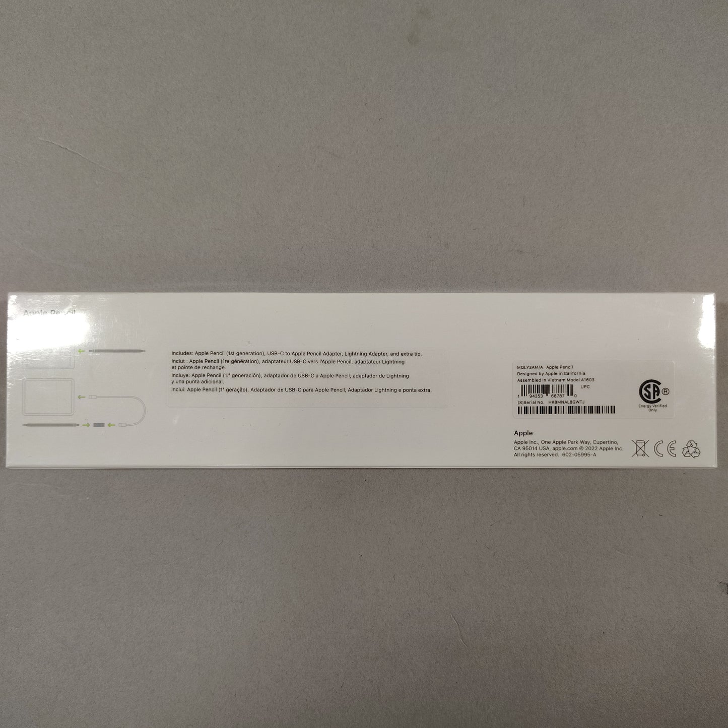 New Apple Pencil 1st Gen Smart Pencil Stylus White MK0C2AM/A