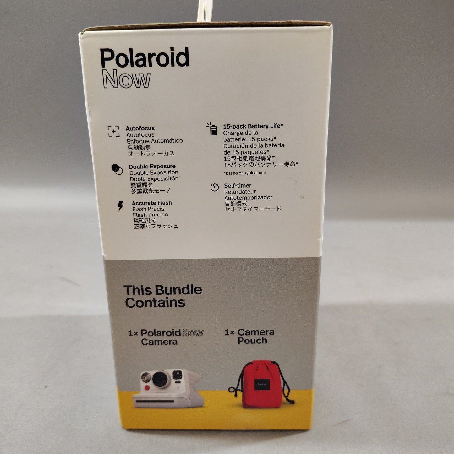 Open Box Polaroid Now Bundle