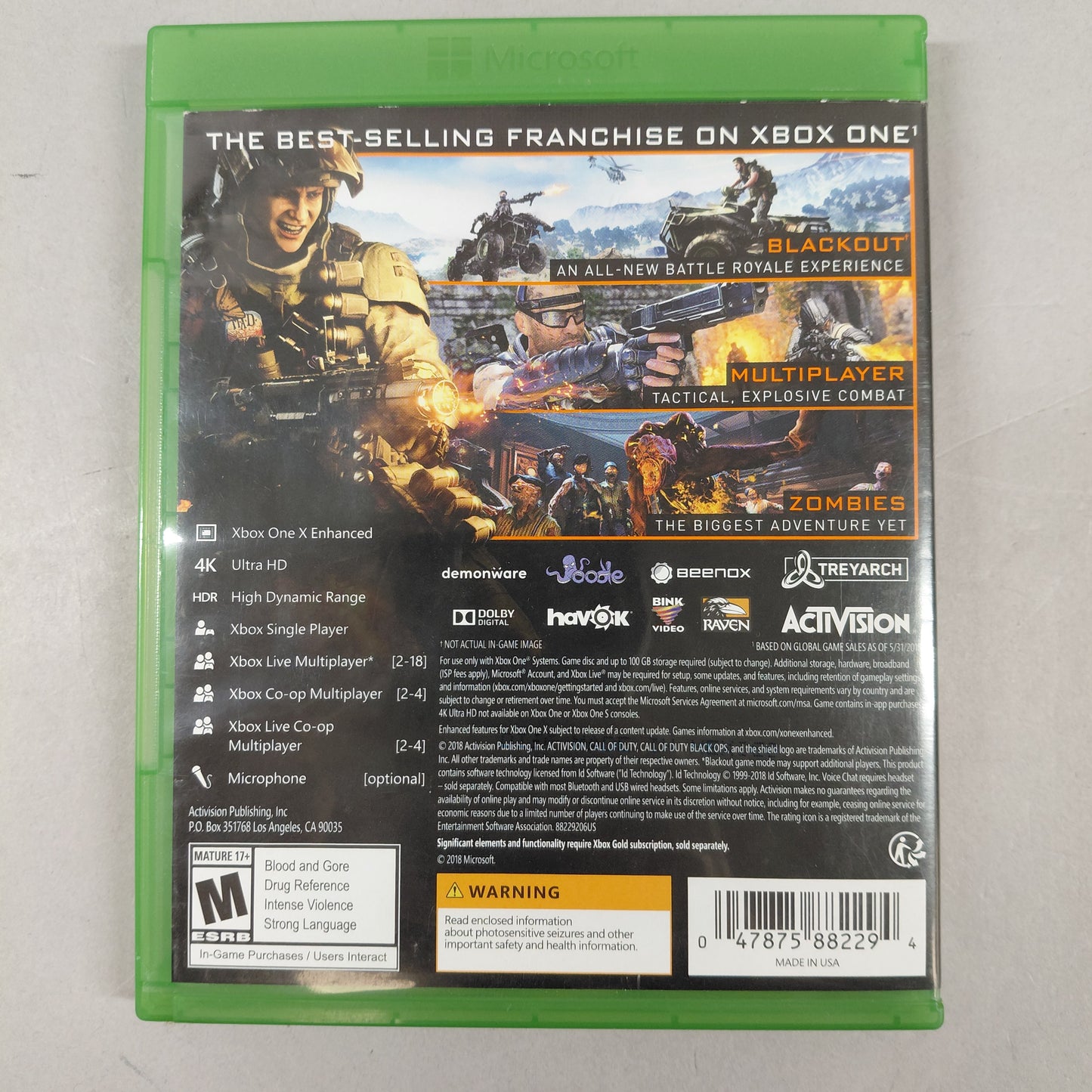 Lot of 6 Microsoft Xbox One Games