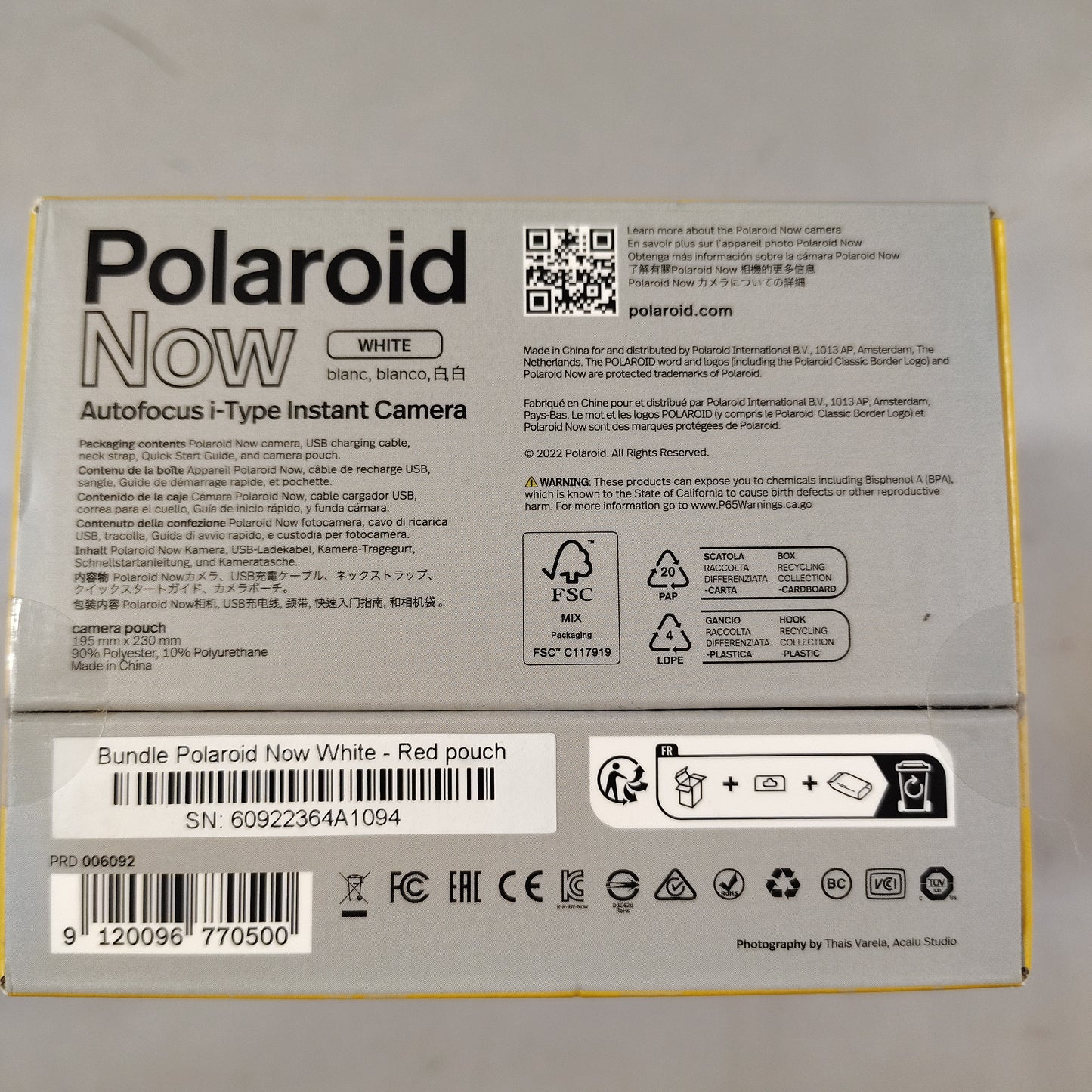 Open Box Polaroid Now Bundle