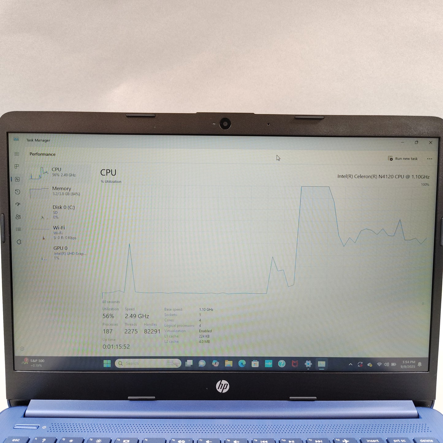 HP Stream 14-CF2XXX 13" Celeron N4120 1.1GHz 4GB RAM 64GB
