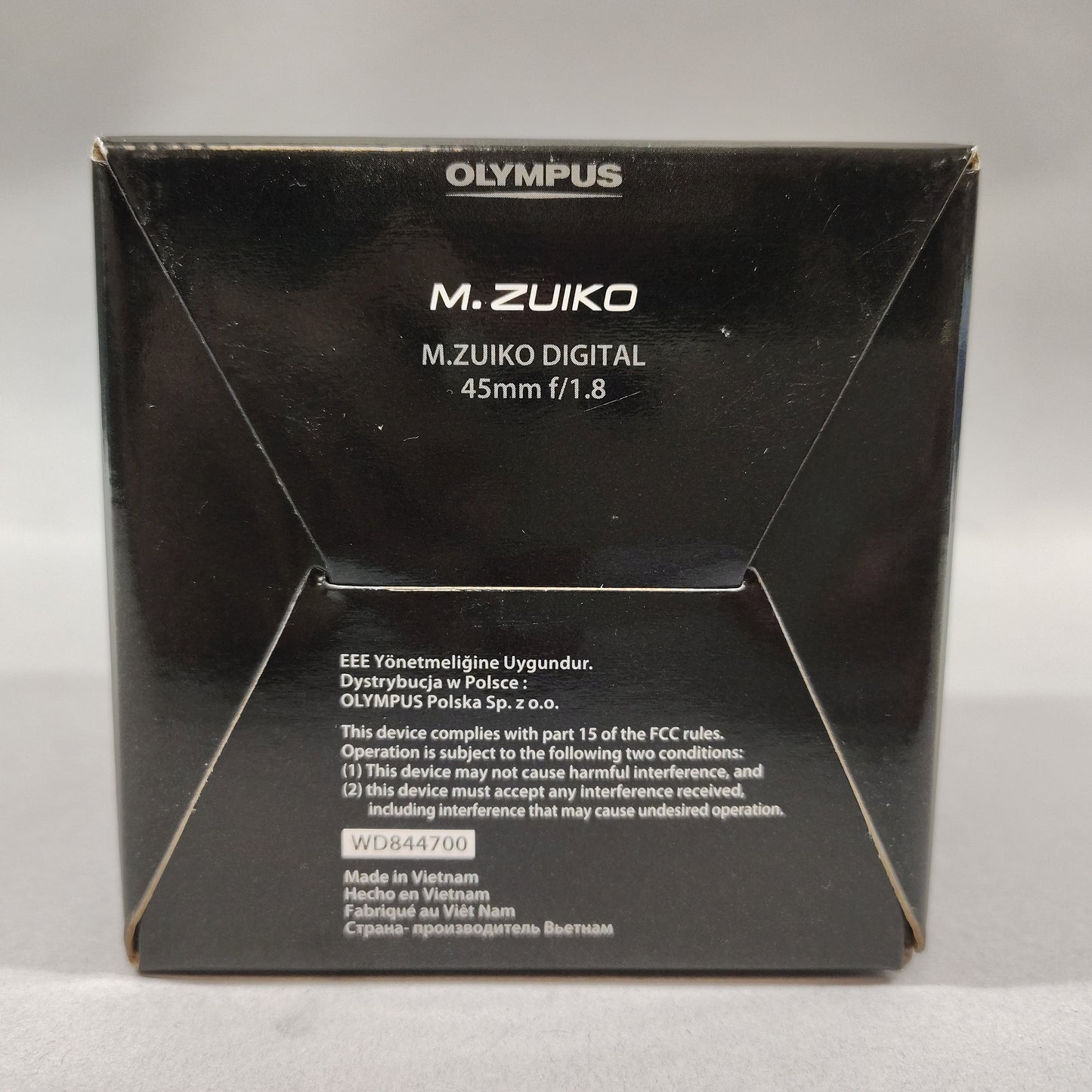 Open Box Olympus 45mm f/1.8 45mm f/1.8 For Olympus M4/3 Mount
