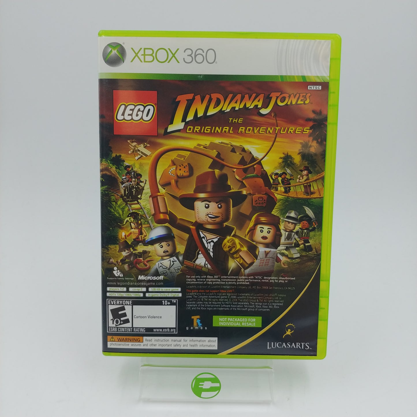 LEGO Indiana Jones The Original Adventures (Microsoft Xbox 360, 2008)