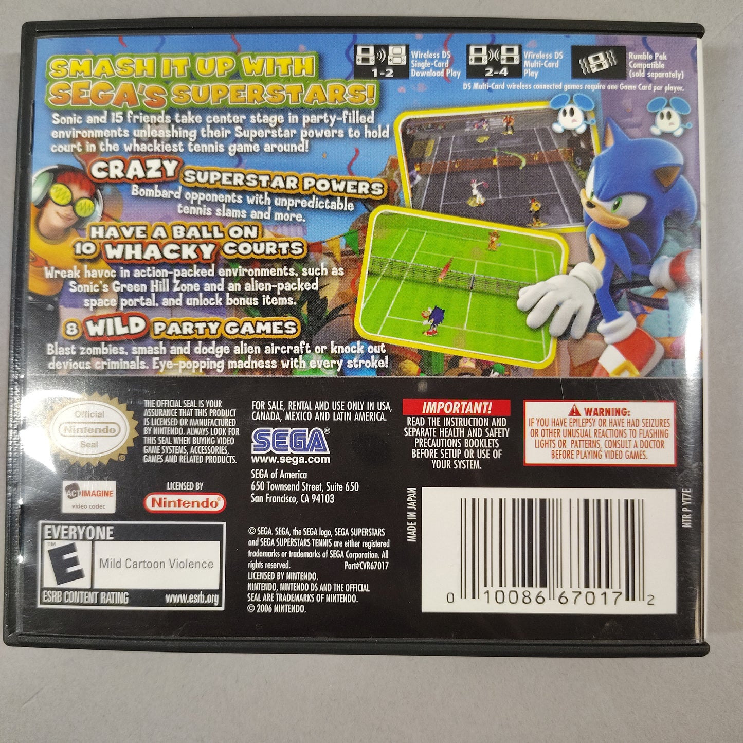 Nintendo DS Lite Handheld Game Console USG-001 (Bad Hinges)