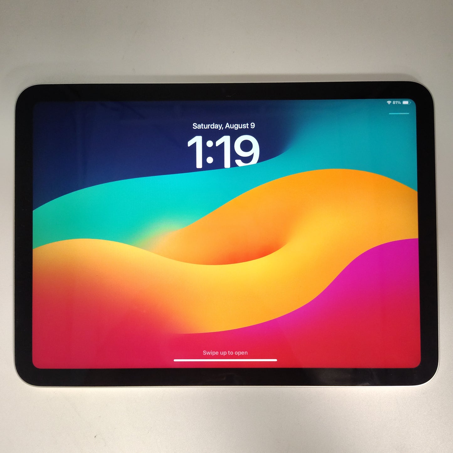 WiFi Only Apple iPad 10th Gen 64GB 18.6 SILVER MPQ03LL/A
