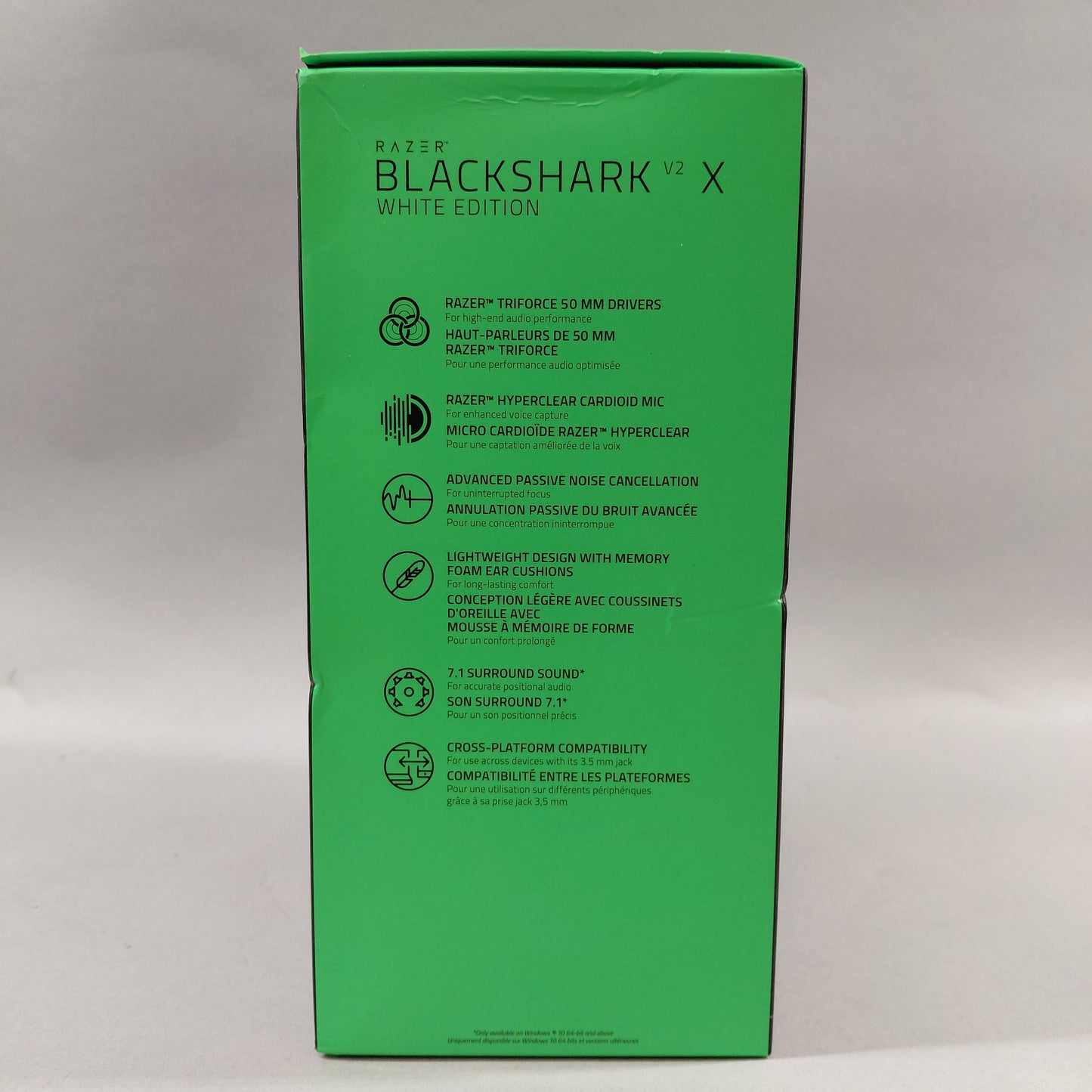 New Razer Blackwire 8225 Wired Over-Ear Headphones White