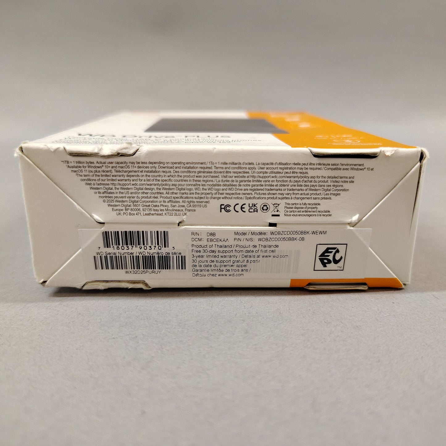 New Western Digital WD SSD PLUS 5TB