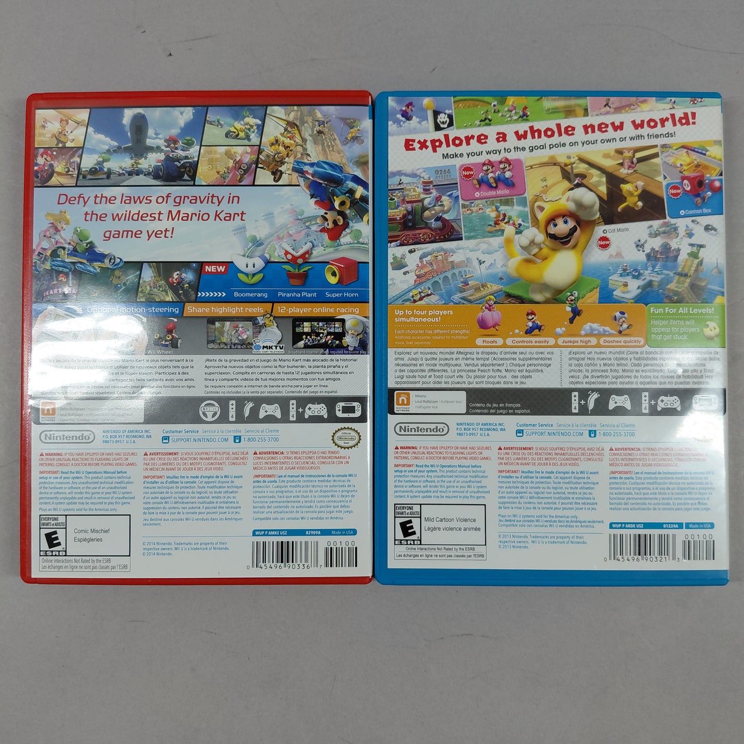 Lot of 2 Nintendo Wii U Games