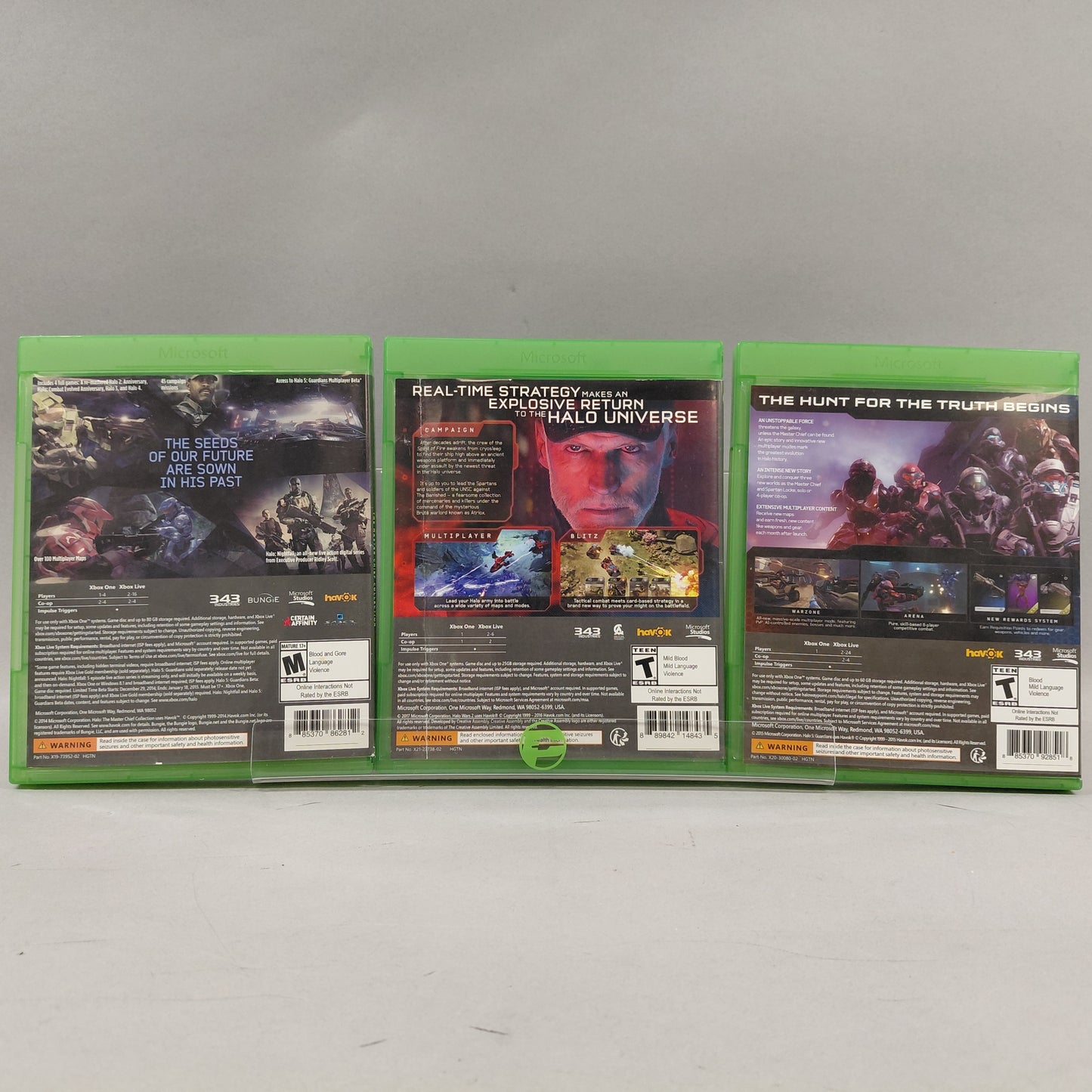 Lot of 3 Microsoft Xbox One Games