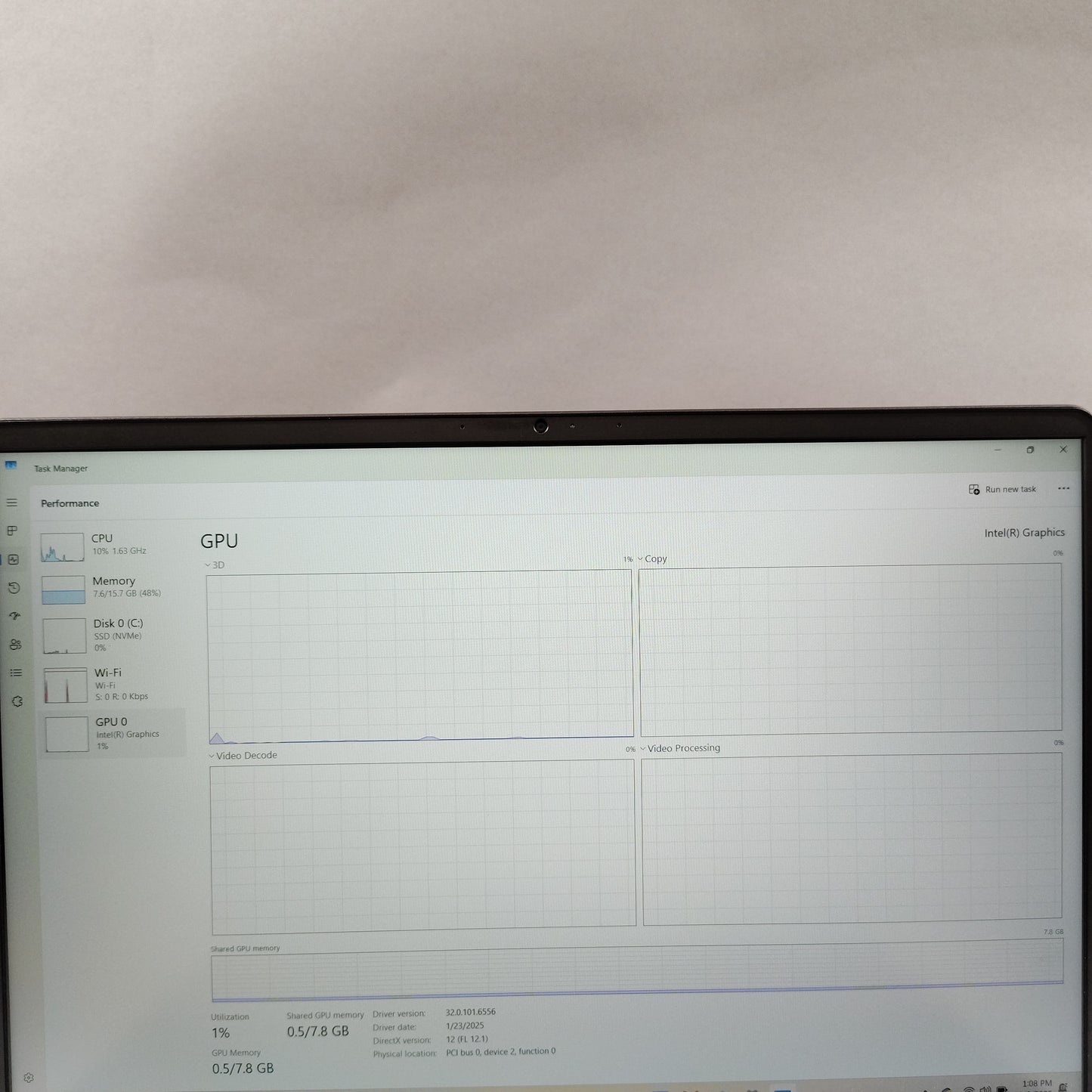 Dell G16 KDI64910075 16" 5-120u 1.4GHz 16GB RAM 500GB SSD
