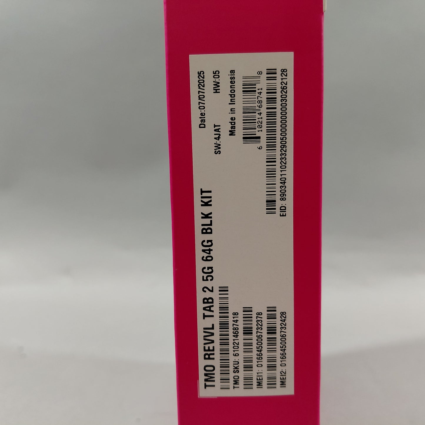 New T-Mobile T Mobile Revvl Tab 2 Black