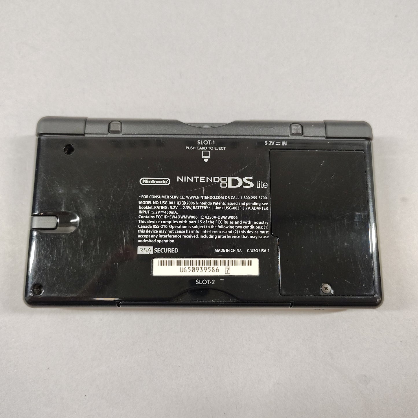 Nintendo DS Lite Handheld Game Console USG-001 Black W/3Games