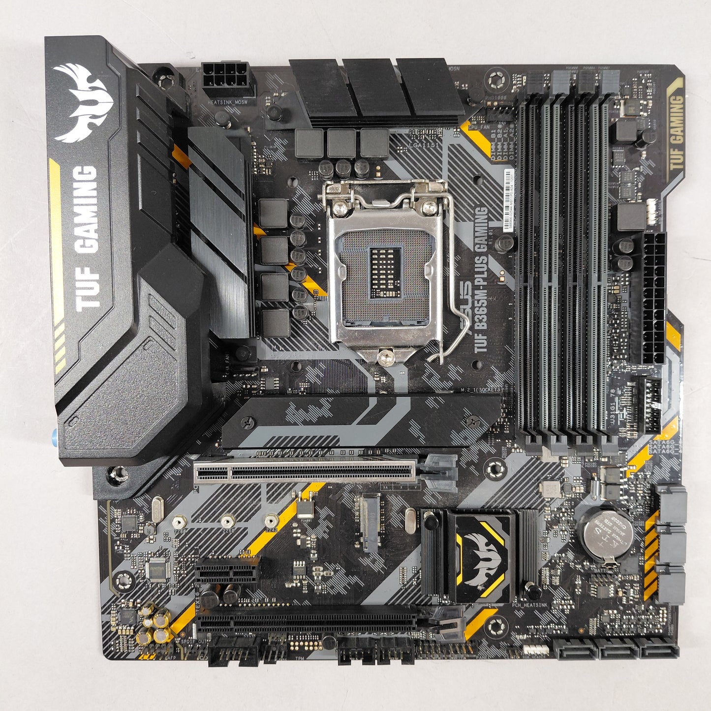 Asus TUF B365M-PLUS Gaming H4 mATX W/Intel Core i7-9700F & MSI AX200 Wi-Fi6 PCIe