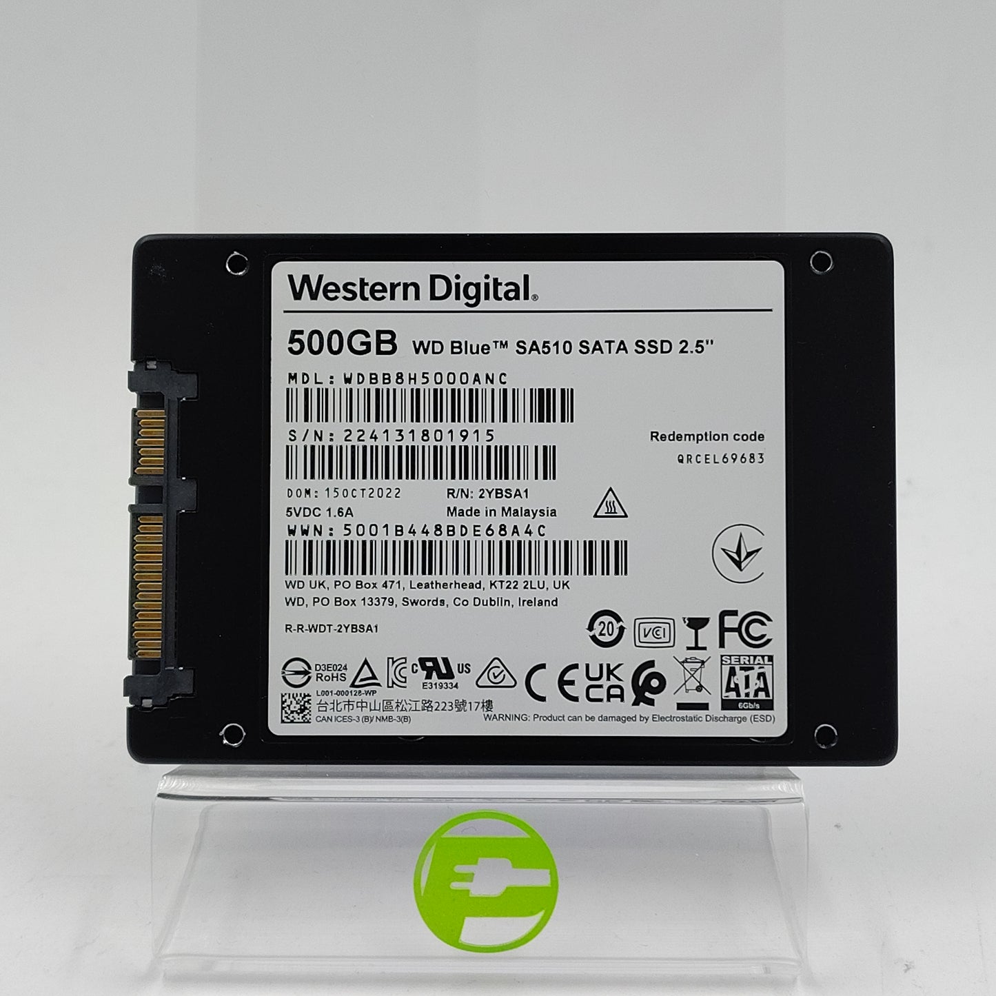Western Digital WD Blue SA510 6Gbps WDBB8H0020BNC