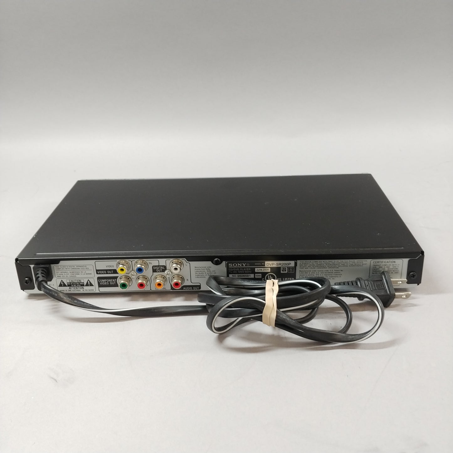 Sony DVP-SR200P DVD Player DVP-SR200P