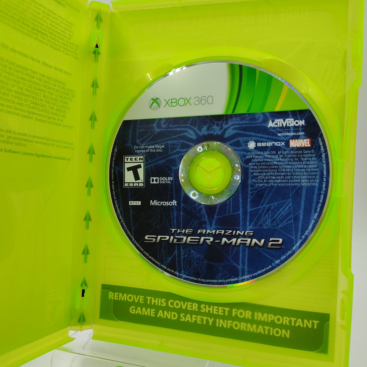 Amazing Spiderman 2 (Microsoft Xbox 360, 2014)