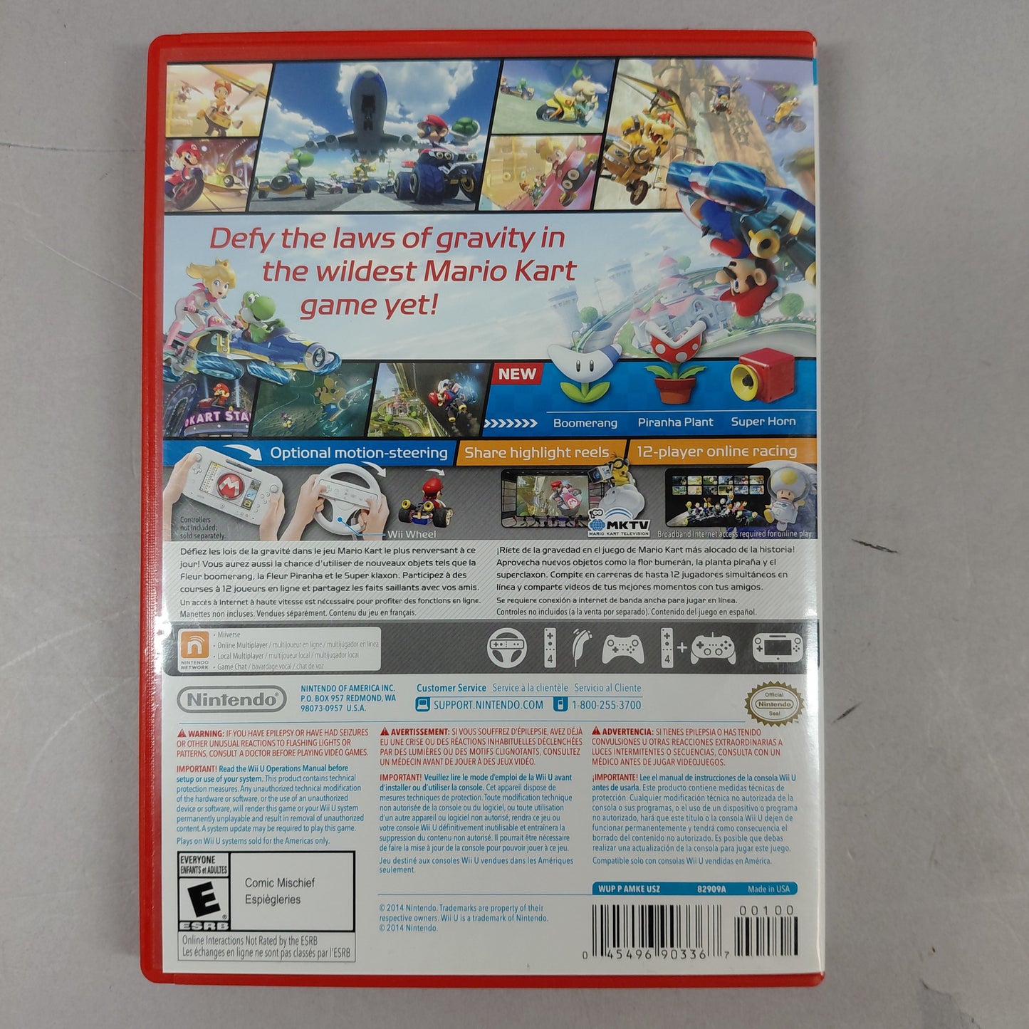 Lot of 2 Nintendo Wii U Games