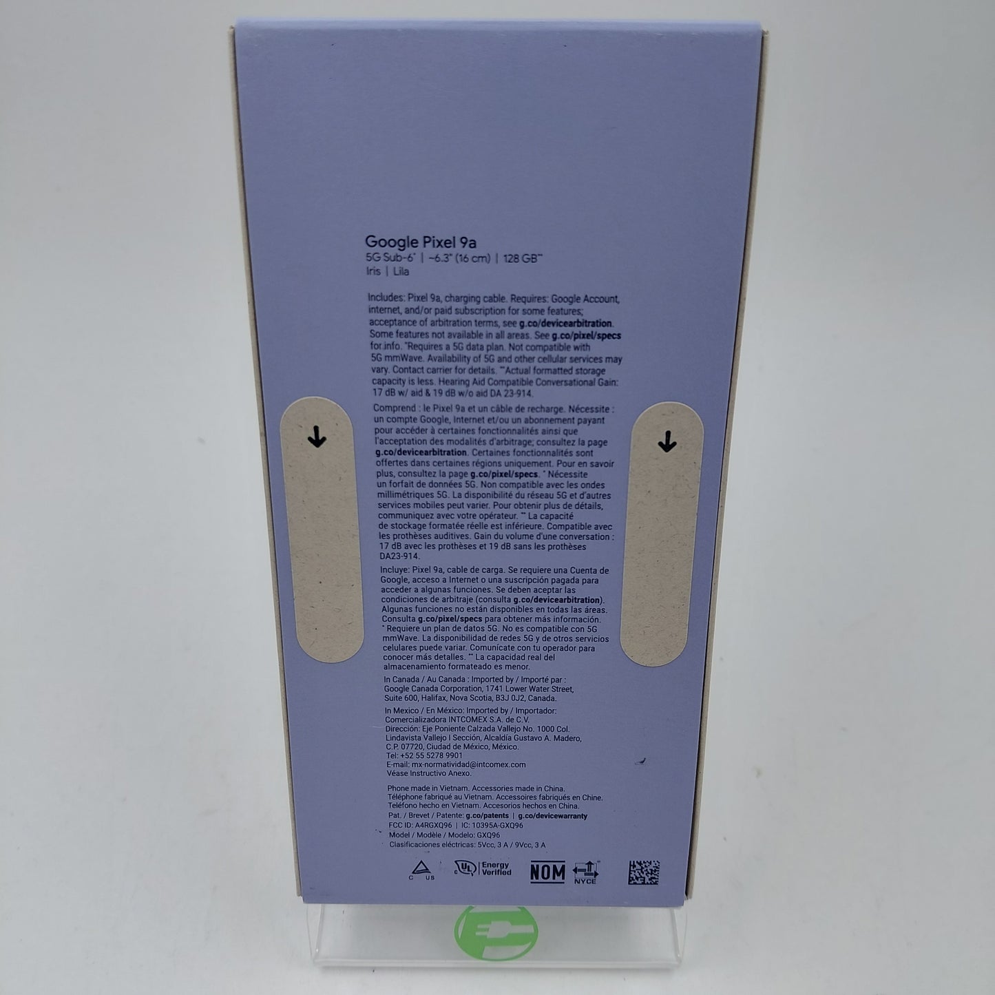 New Factory Unlocked Google pixel 9a 128GB iris GXQ96
