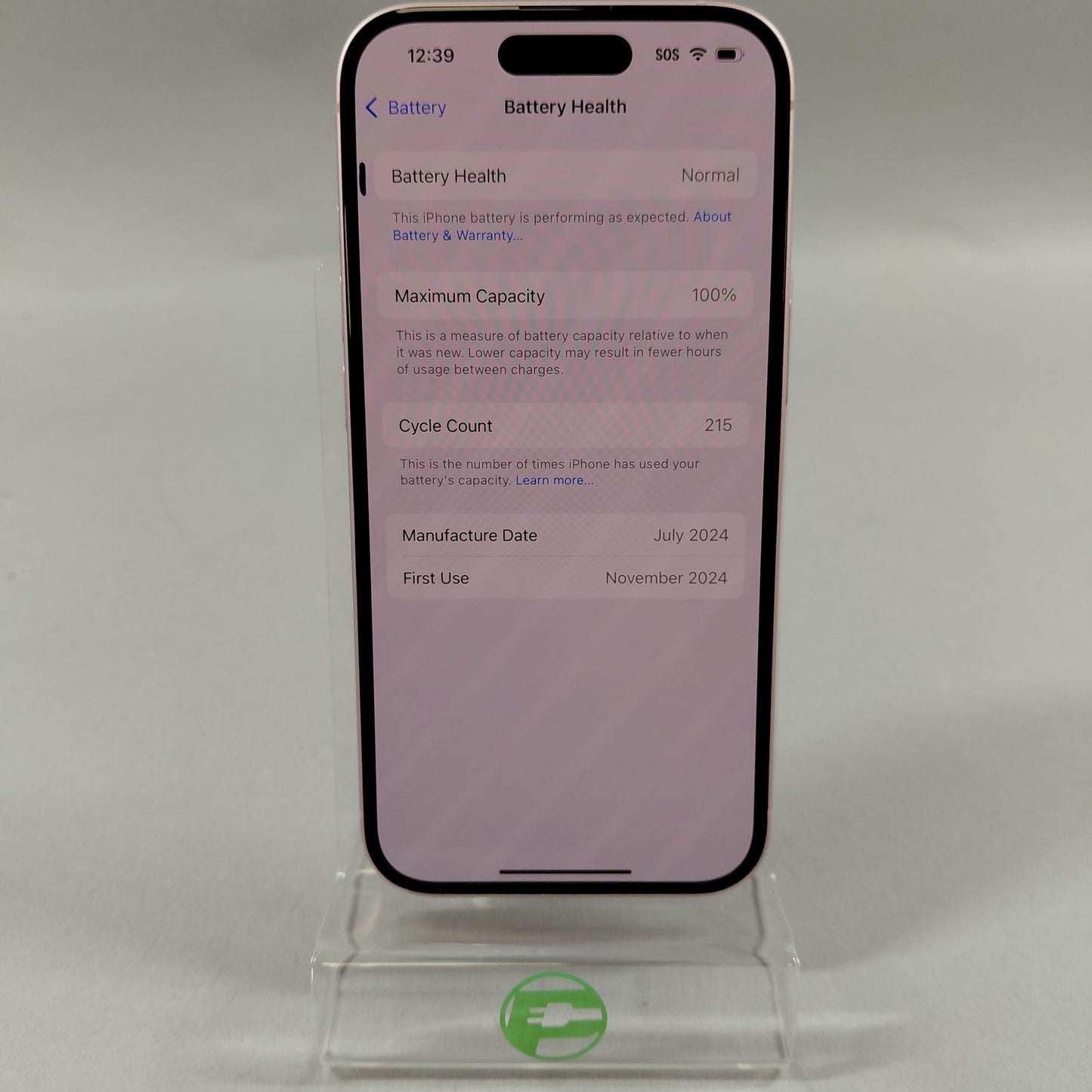 T-Mobile Apple iPhone 15 128GB Pink MTLW3LL/A