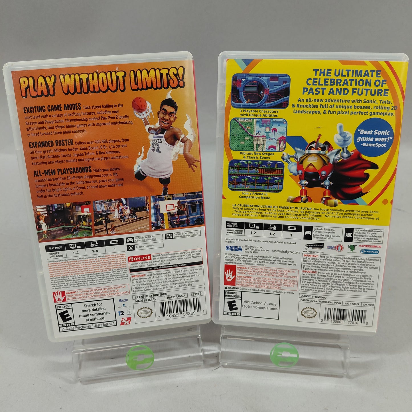 Lot of 2 Nintendo Switch Games