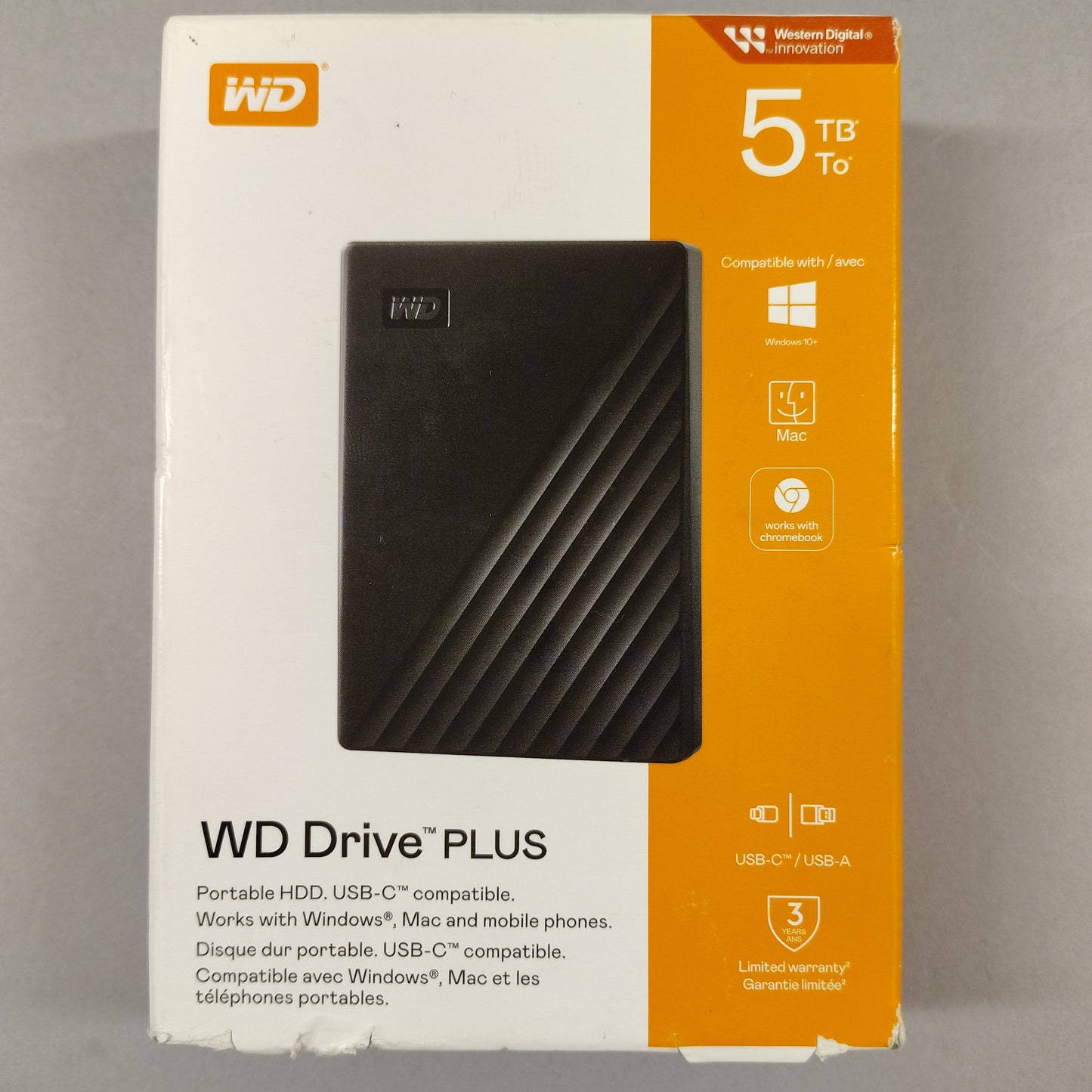 New Western Digital WD SSD PLUS 5TB