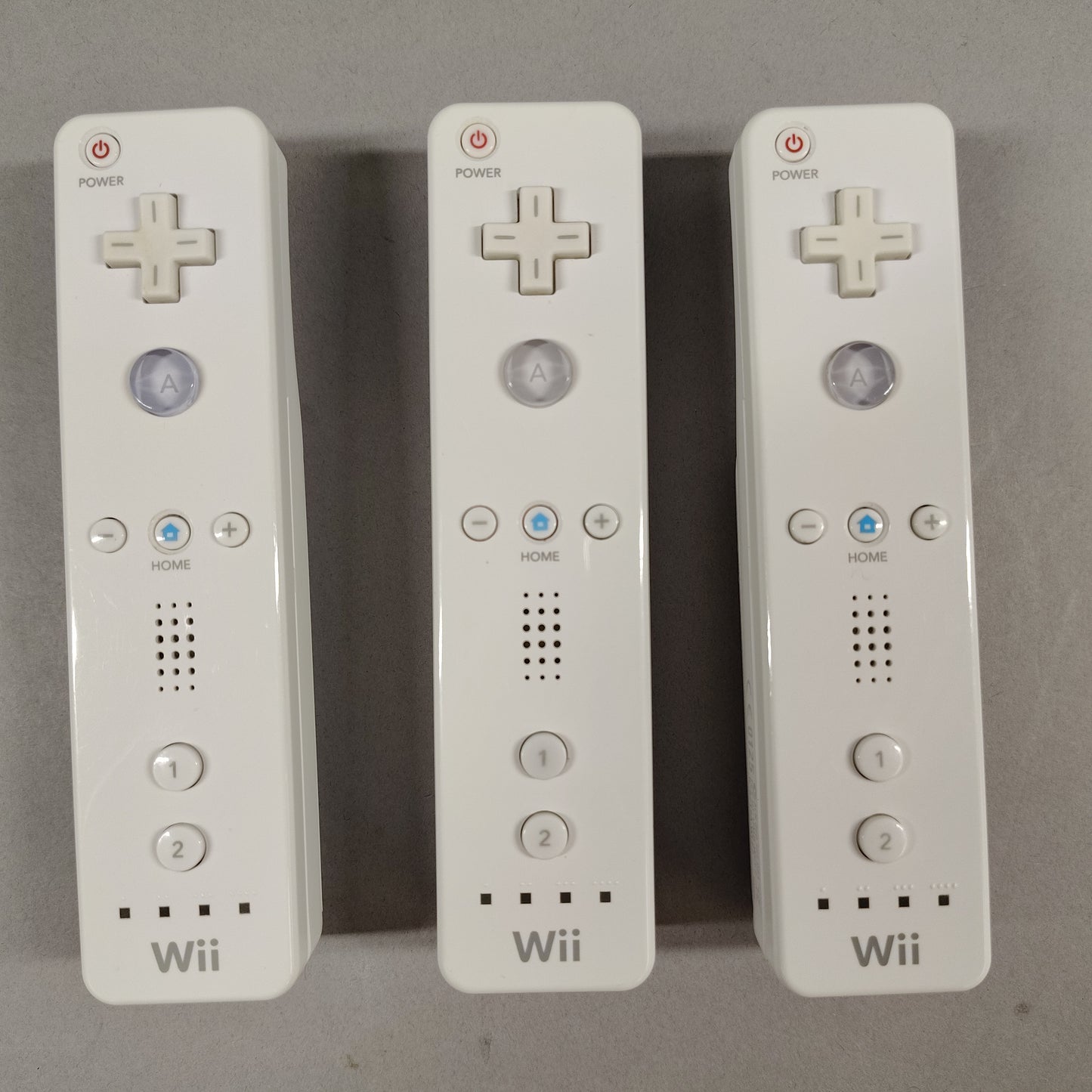 Lot of 3 Nintendo Wii Controller W/Nunchuks