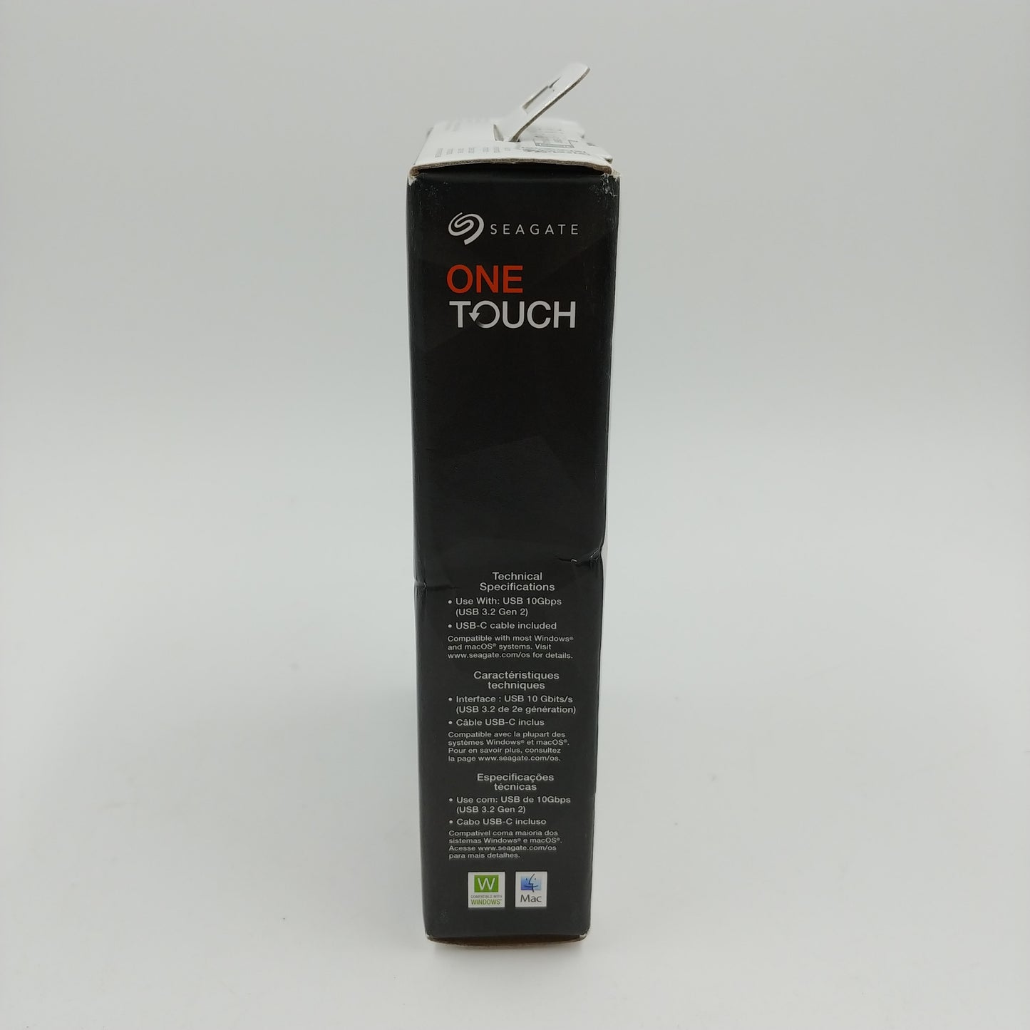 New Seagate Portable One Touch 1TB USB-C External SSD SRD0FV4
