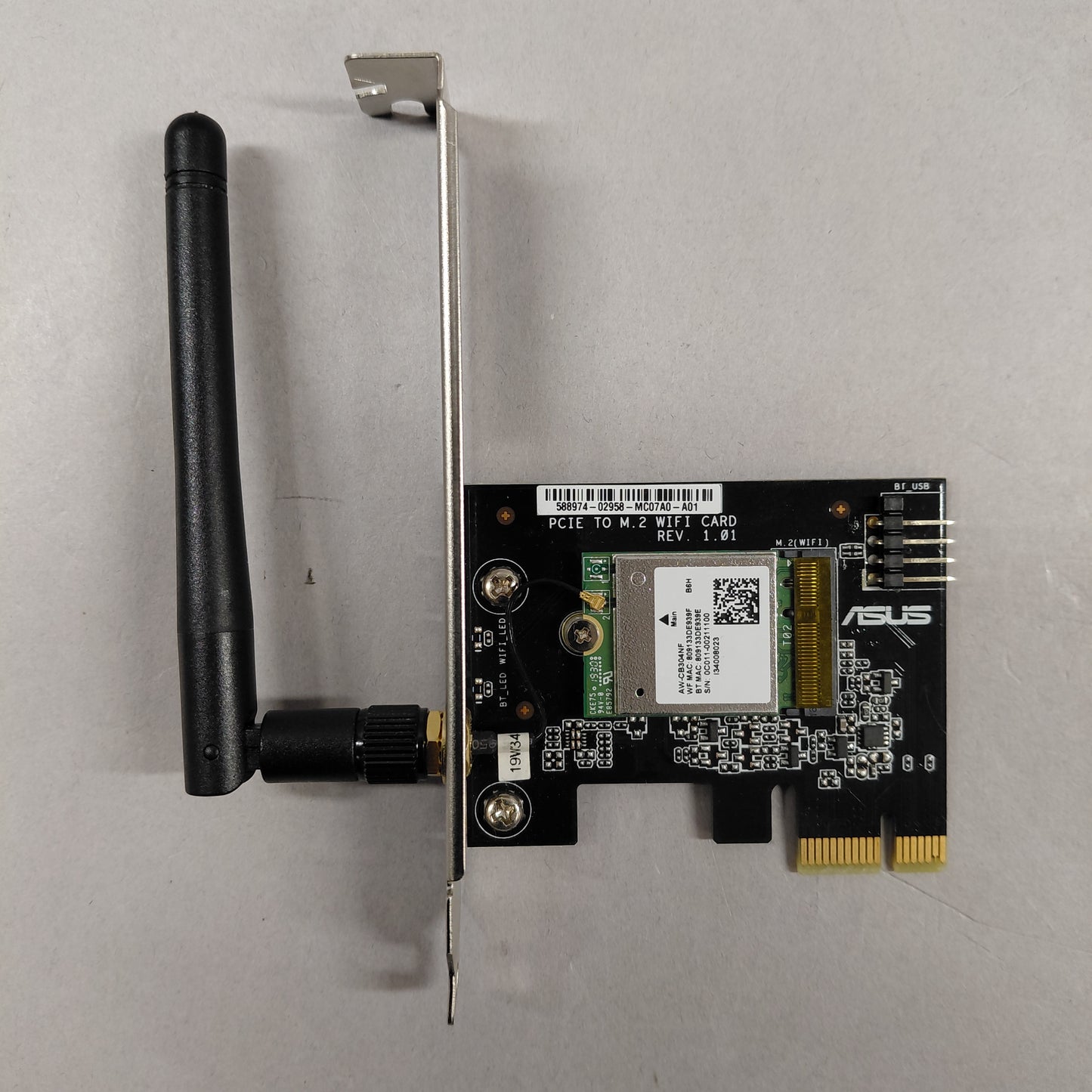 MSi H310M Pro-M2 Plus H4 W/Intel Core i5-9400F CPU & Asus PCIe M.2 Wi-Fi Adapter