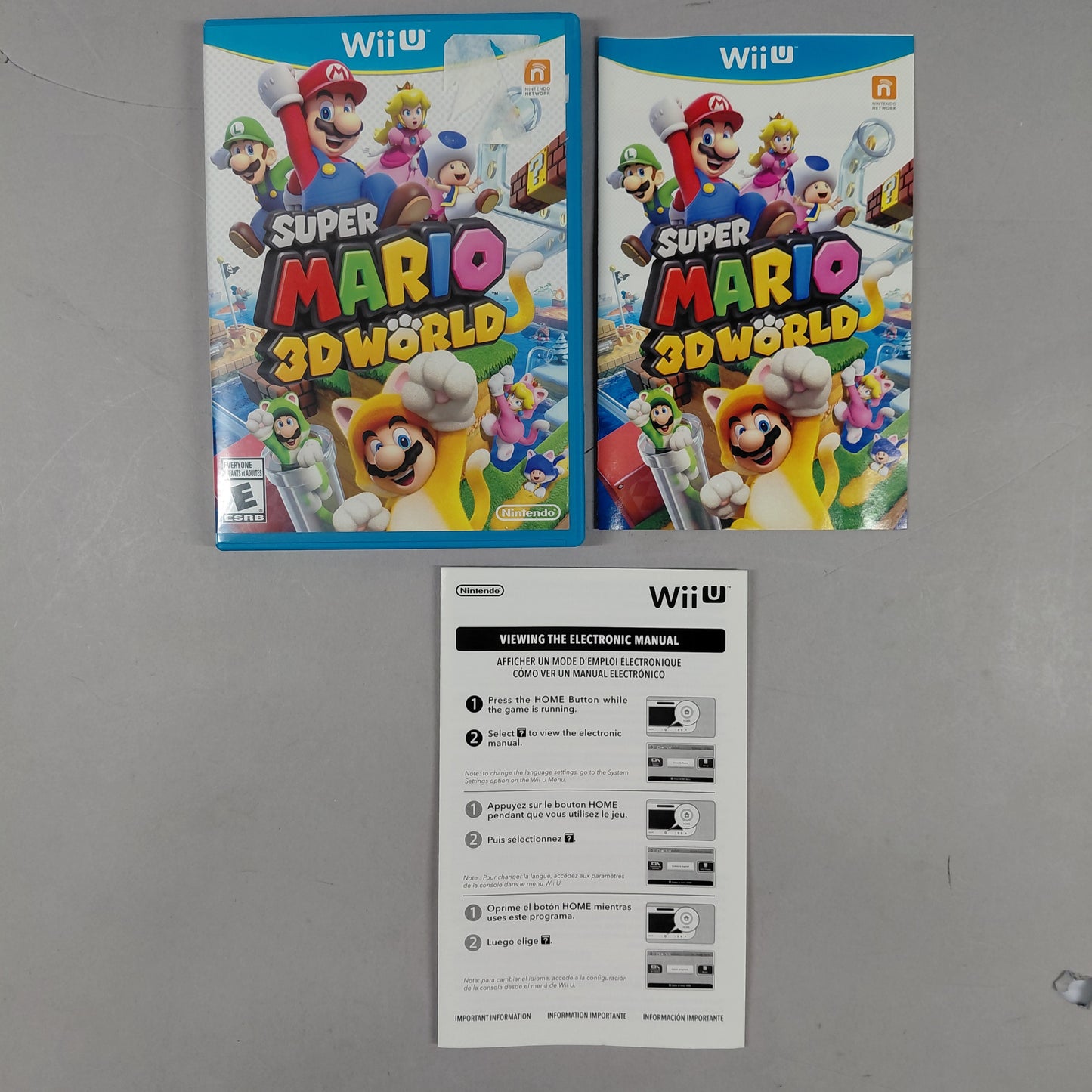 Lot of 2 Nintendo Wii U Games