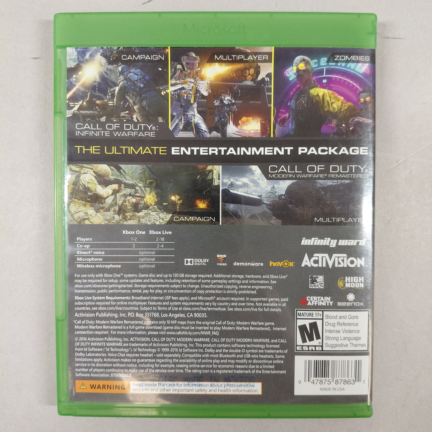 Lot of 6 Microsoft Xbox One Games