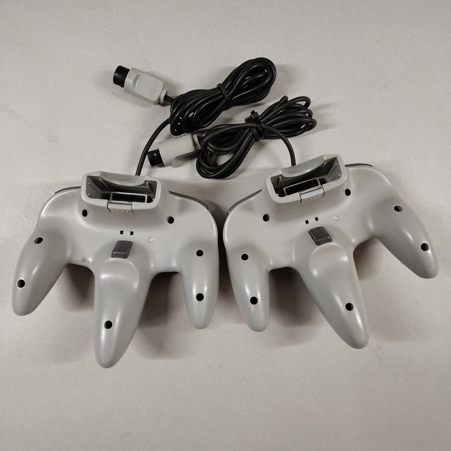 Lot of 2 Nintendo 64 Controller Gray