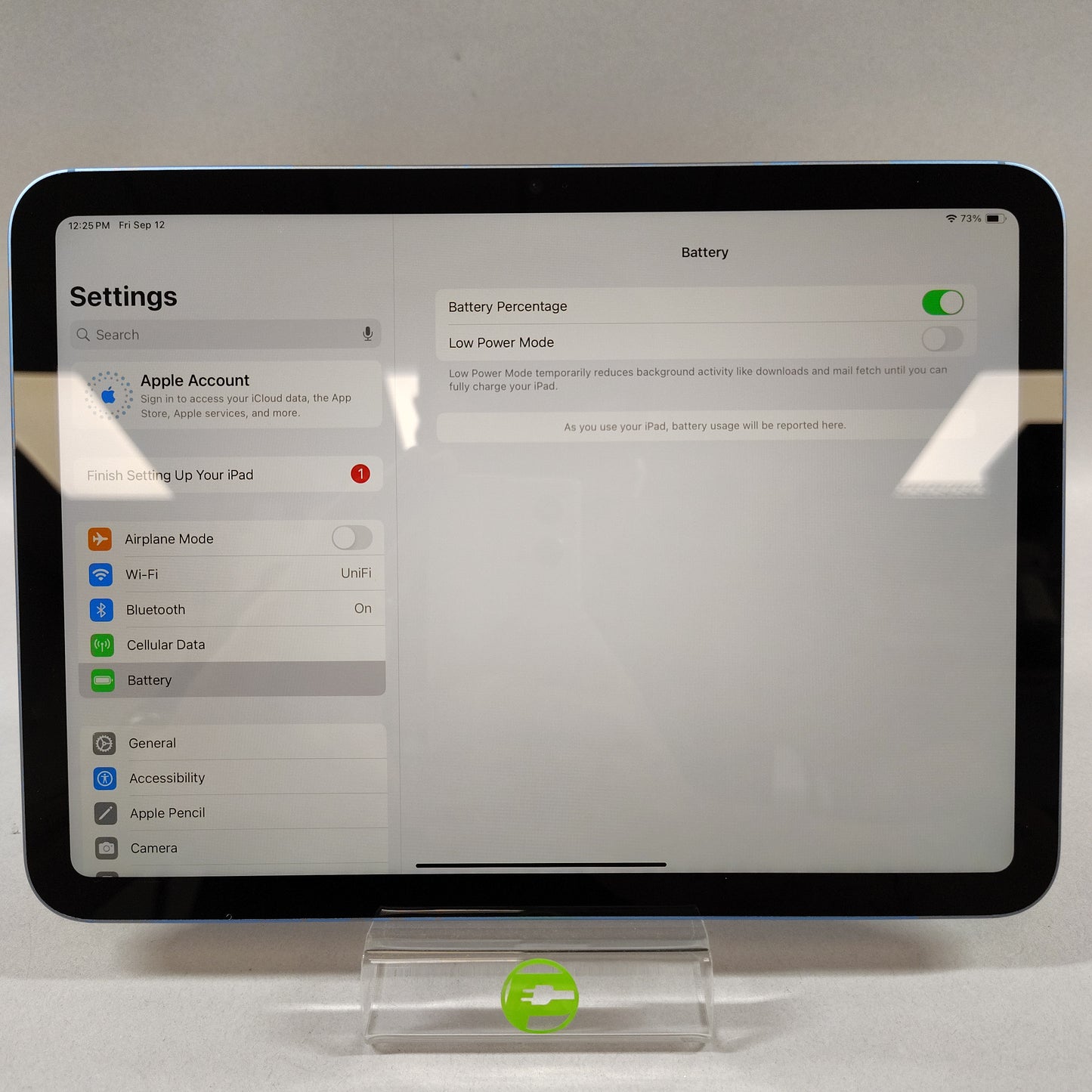 WiFi Only Apple iPad 10th Gen 64GB Blue MQ6K3LL/A
