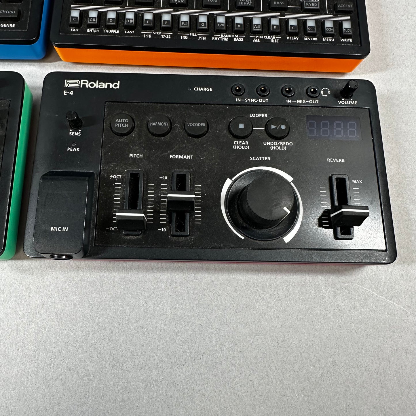 Roland Aira synthesizers s-1.t-8.E-4.j-6