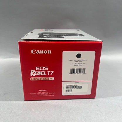 New Canon EOS Rebel T7 12.1MP Digital SLR DSLR Camera