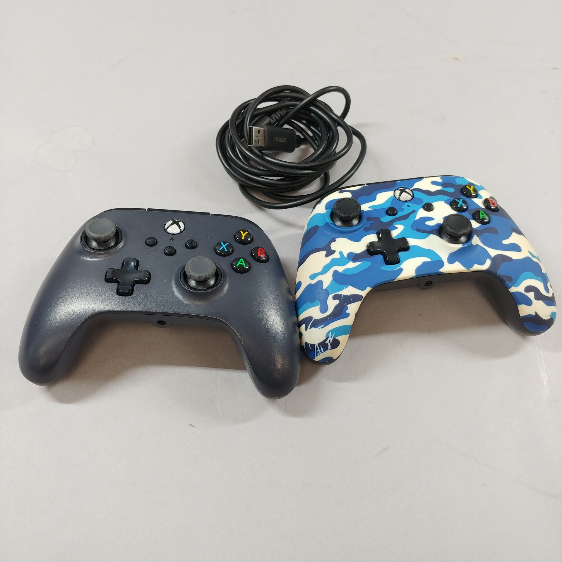 Broken Xbox Remote Blue Broken PowerA Advantage Wired Controller